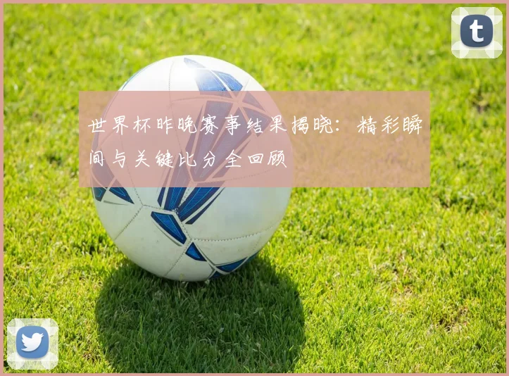 世界杯昨晚赛事结果揭晓:精彩瞬间与关键比分全回顾