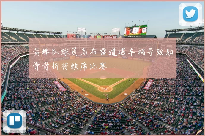 黄蜂队球员乌布雷遭遇车祸导致肋骨骨折将缺席比赛